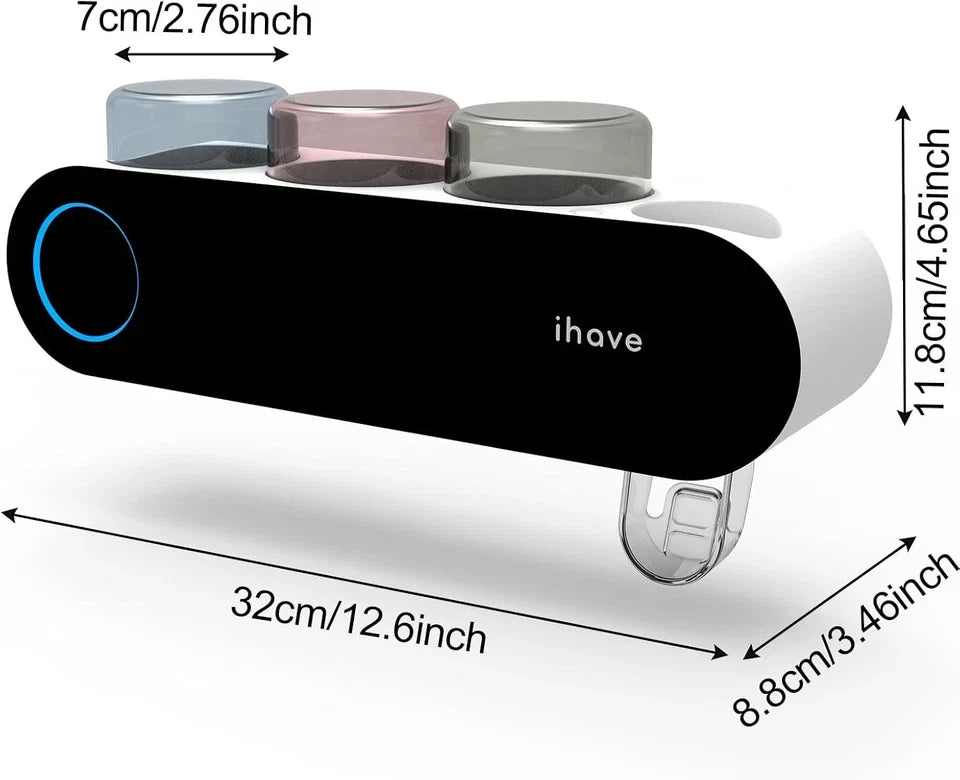 iHave Toothbrush Holders for Bathrooms, UV Toothbrush Sanitizer and Holder Smart